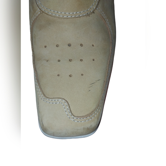 Timberland tie up suede leather square toe wedge boots women’s size 7 - Picture 6 of 15